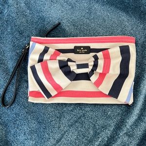 Kate Spade Canvas clutch wristlet